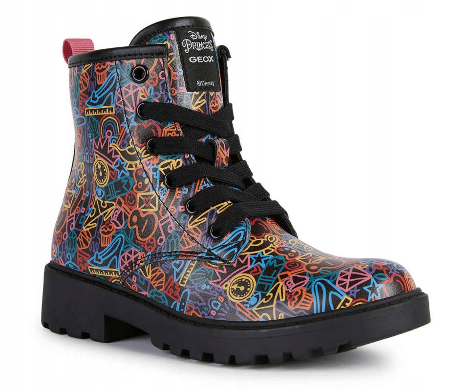 

Trzewiki dziewczęce Geox J2620D glany Disney R34