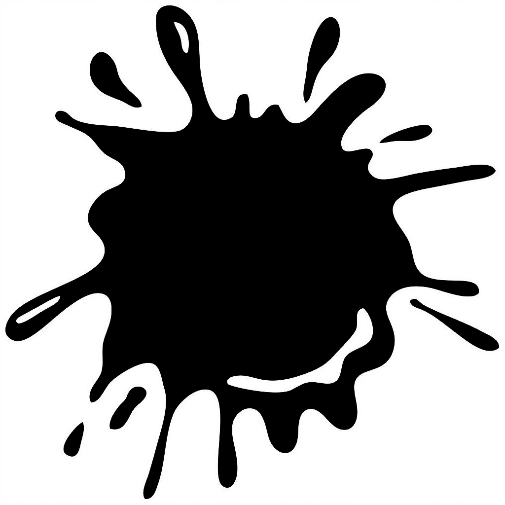 Naklejka na samochód auto rysę odprysk wgniecenia Kleks Plama 20 x 20 cm