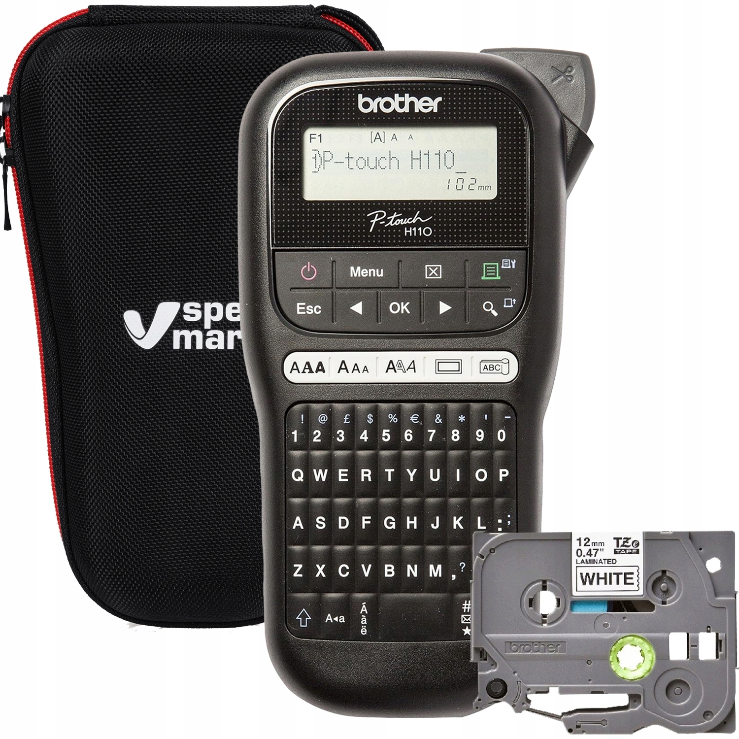 Tiskárna štítků Brother PT-H110 kufr pouzdro TZe-231