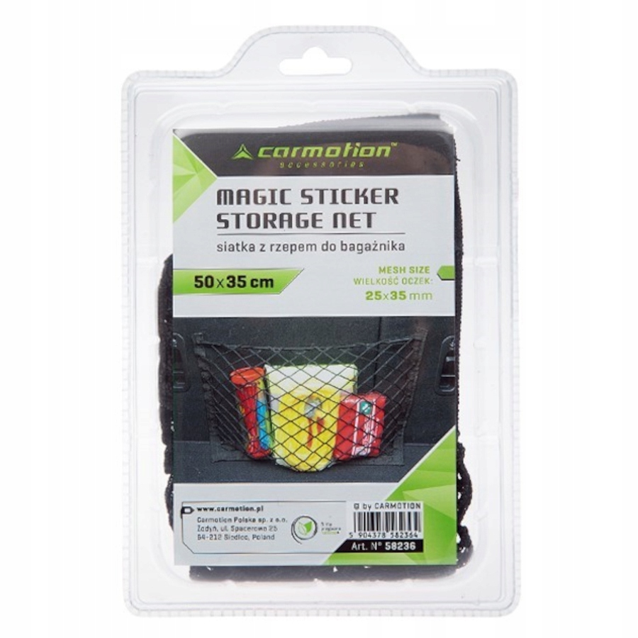 Kieszeń do bagażnika mocowana na rzepy 50x30cm Producent Carmotion