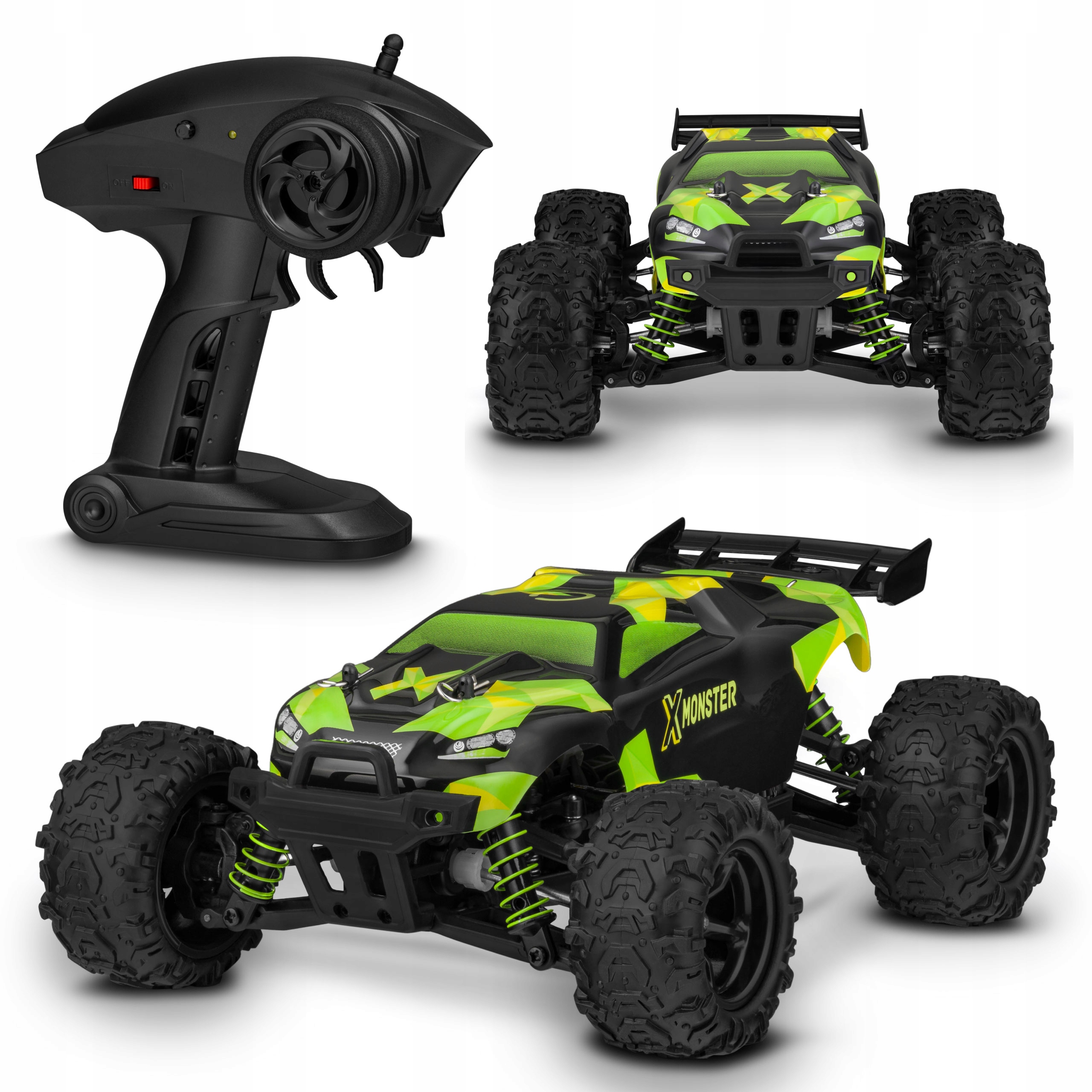 Auto na dálkové ovládání Rc 40min 100m 4x4 45km/h 2xbaterie 1:18