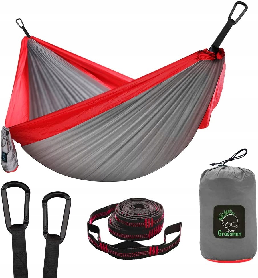 

Grassman Hamak Zestaw Lekki Kempingowy Podróżny