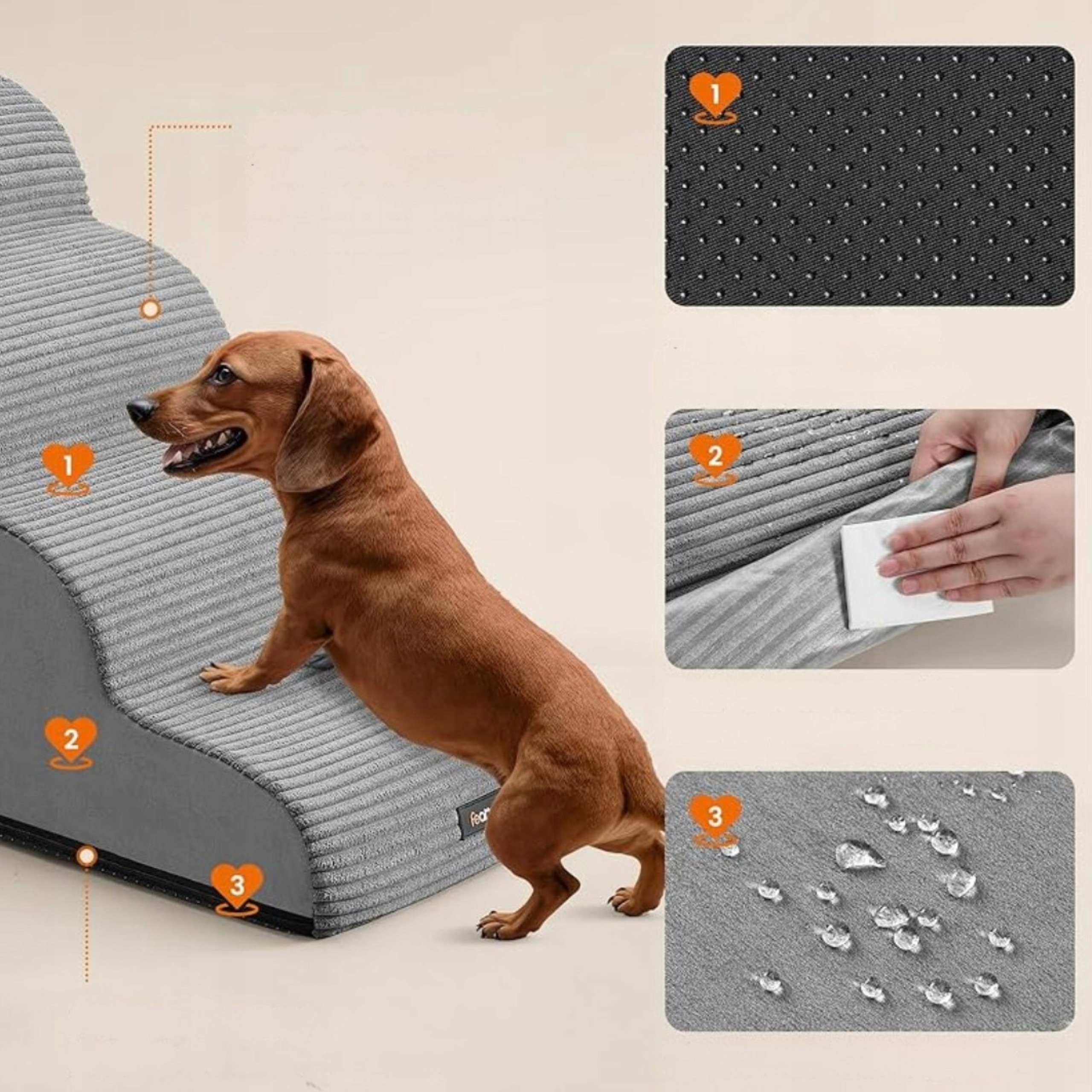 Levně Schůdky Pro Psa Zvířata Plošina Pro Vstup Rampa Postele Stupeň Stabilní!