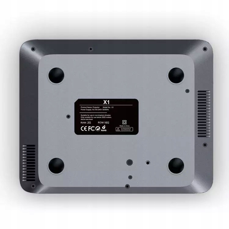 PROJEKTOR LED X1 RZUTNIK ANDROID ASYSTENT GOOGLE BLUETOOTH WIFI Technologia wyświetlania LED