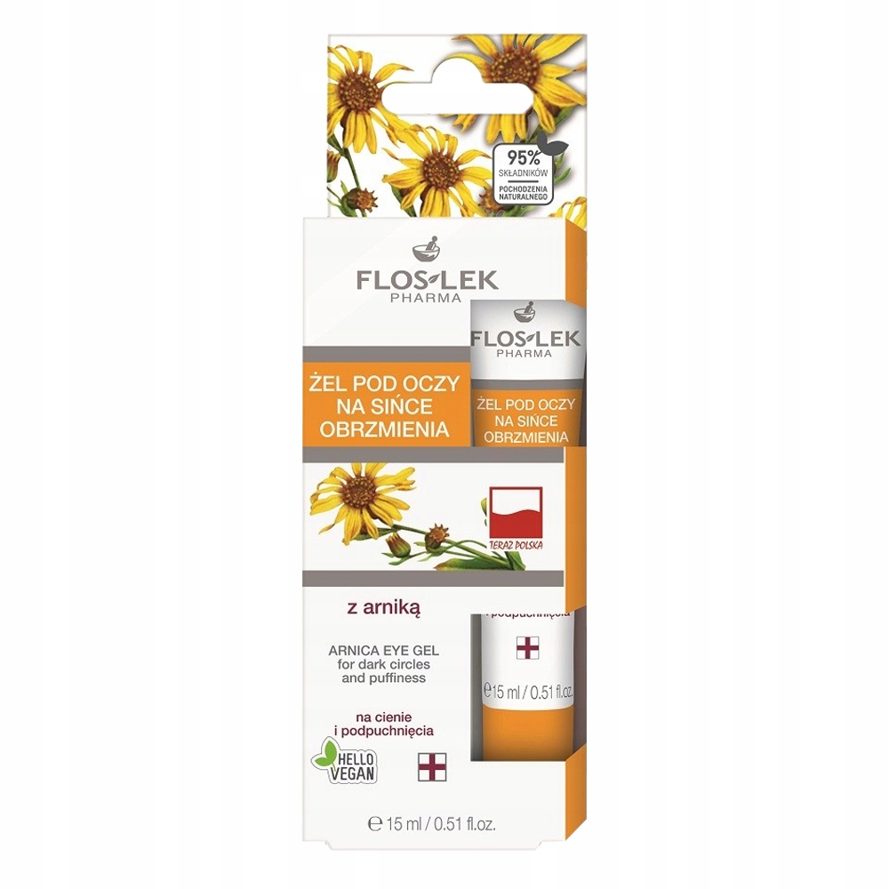 

Flos-lek Arnika Żel pod oczy na sińce i obrzmienia