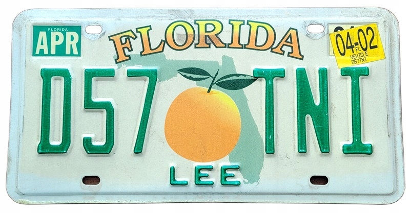 Florida - tablica z USA dla kolekcjonera