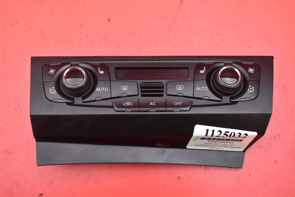 control panel air conditioning devices KLIMY 8T1820043AC AUDI A4 B8 07-11