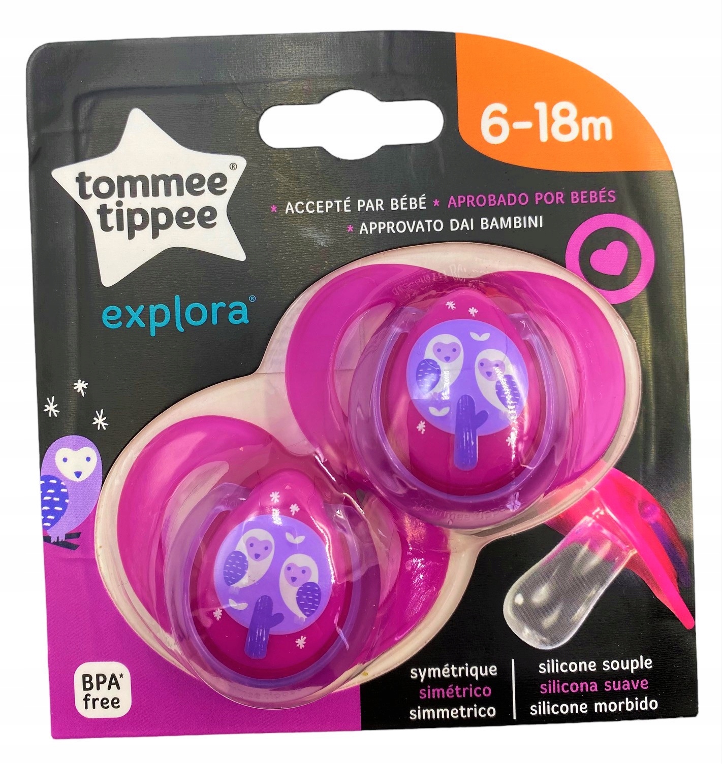 

Smoczek Tommee Tippee 6-18m