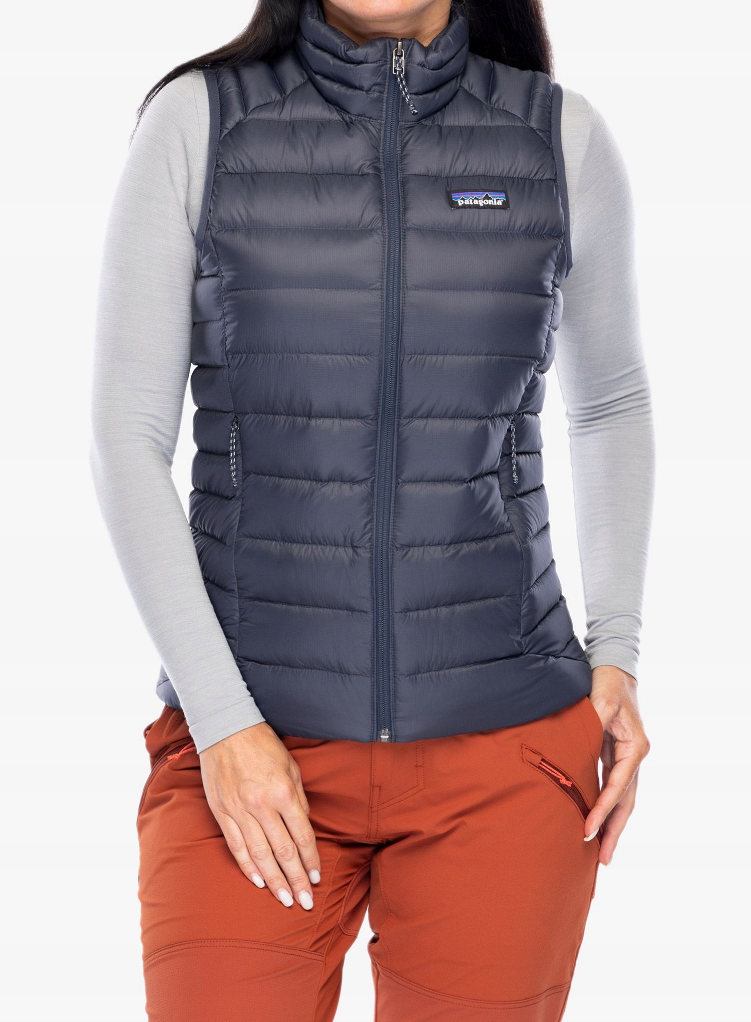 Dámská péřová vesta Patagonia Down Sweater Vest smolder blue L