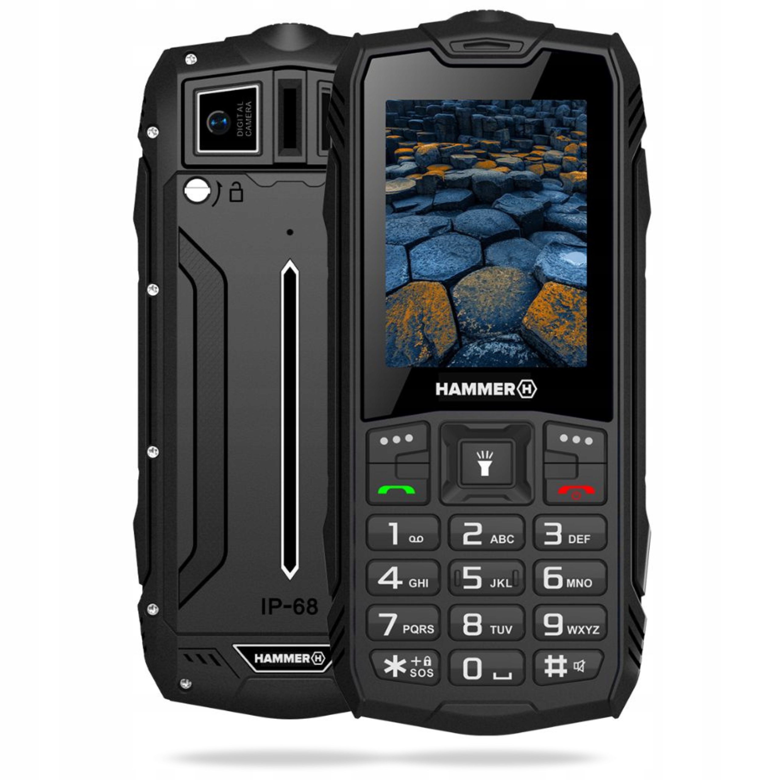 Hammer Basalt, Telefon na Budowę, Wodoodporny, Odporny na Kurz i Pył Mocny