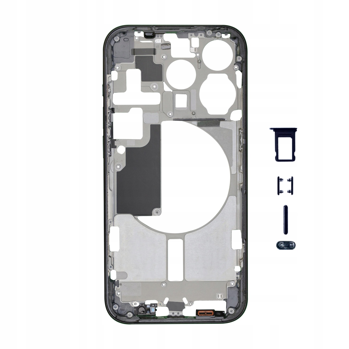 Obudowa Korpus Middle Frame Ramka Do Apple iPhone 15 Pro Blue Titanium