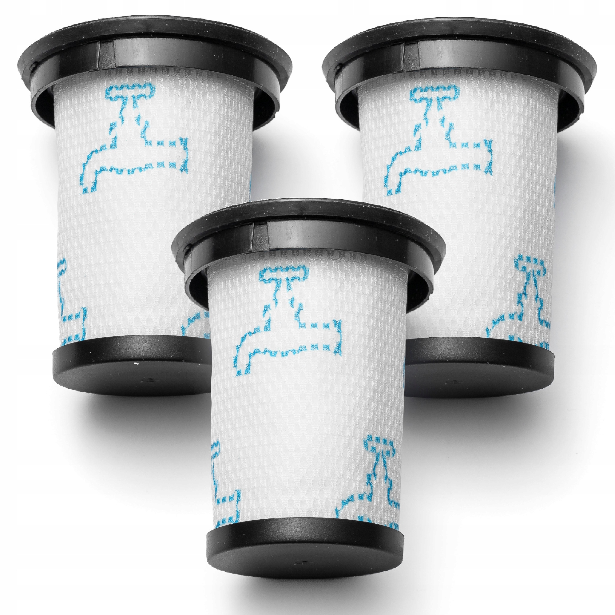 3x Vzduchový filtr pro vysavač Tefal Air Force Flex 760 Ultimate