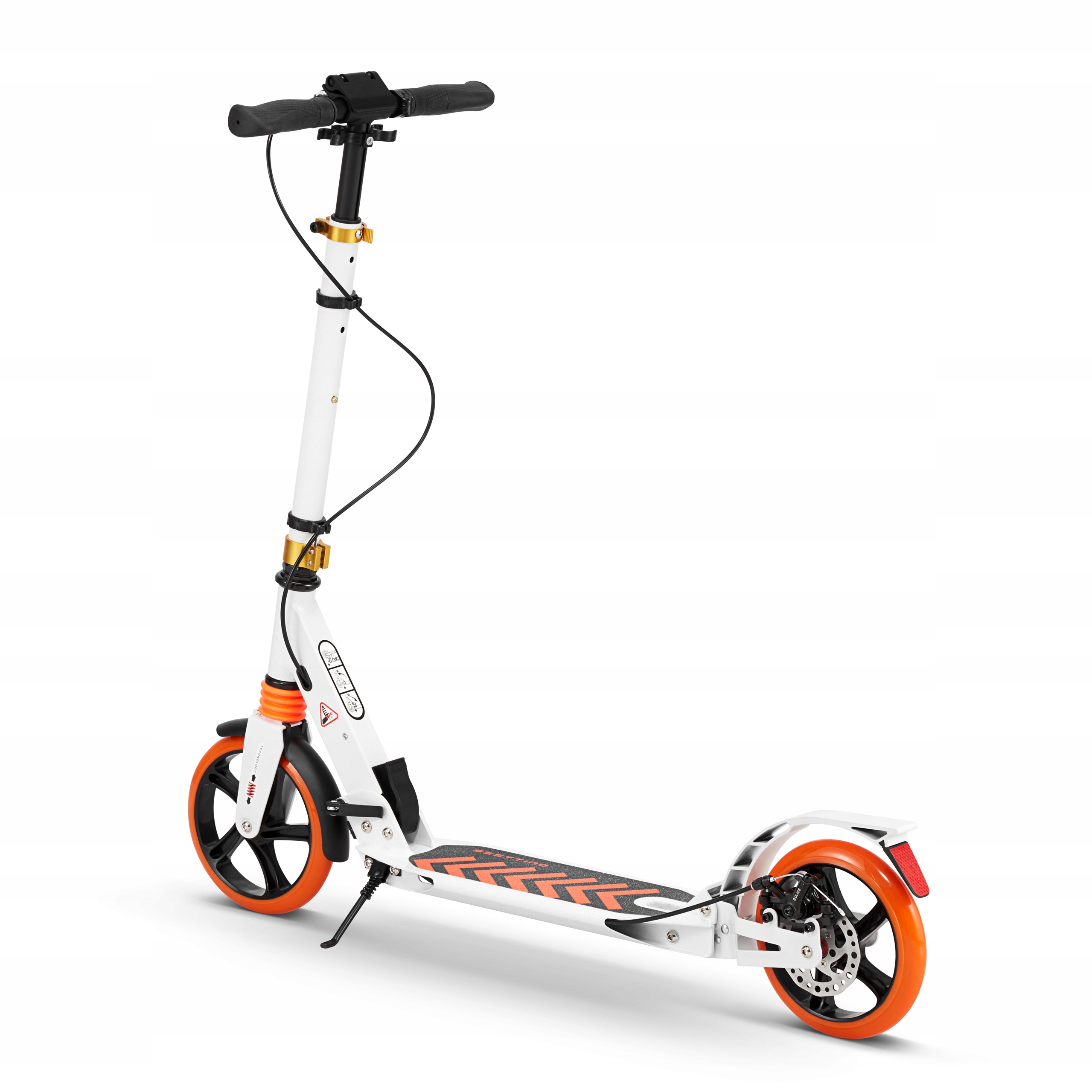 Duża Składana Hulajnoga Miejska Sesttino SHIRO Hamulec tarczowy AMORTYZACJA Kod producenta SSC001