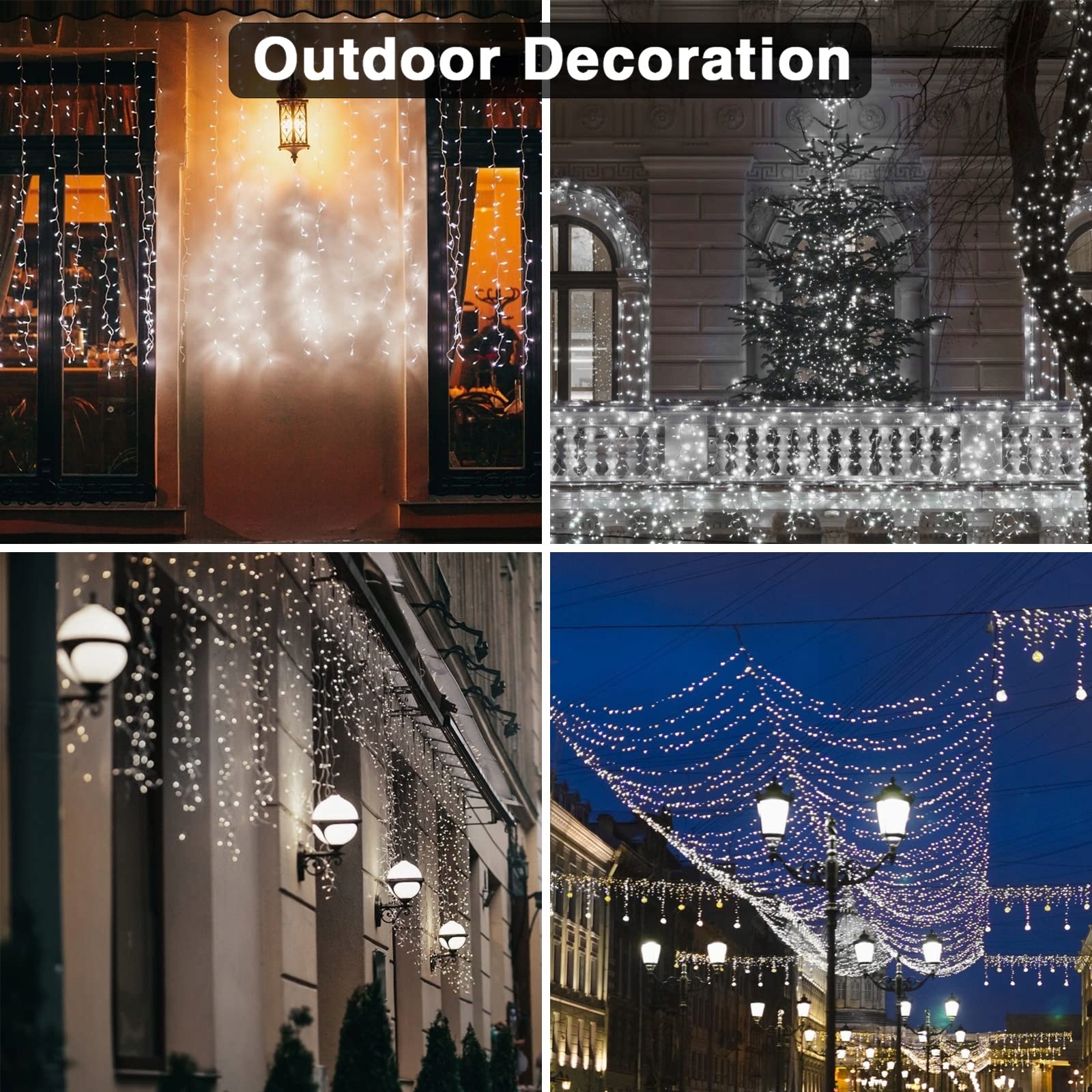DAZSPIRIT GIRLANDA KURTYNA ŚWIETLNA DEKORACYJNE LAMPKI 300LED 3x3M — miniatura 5