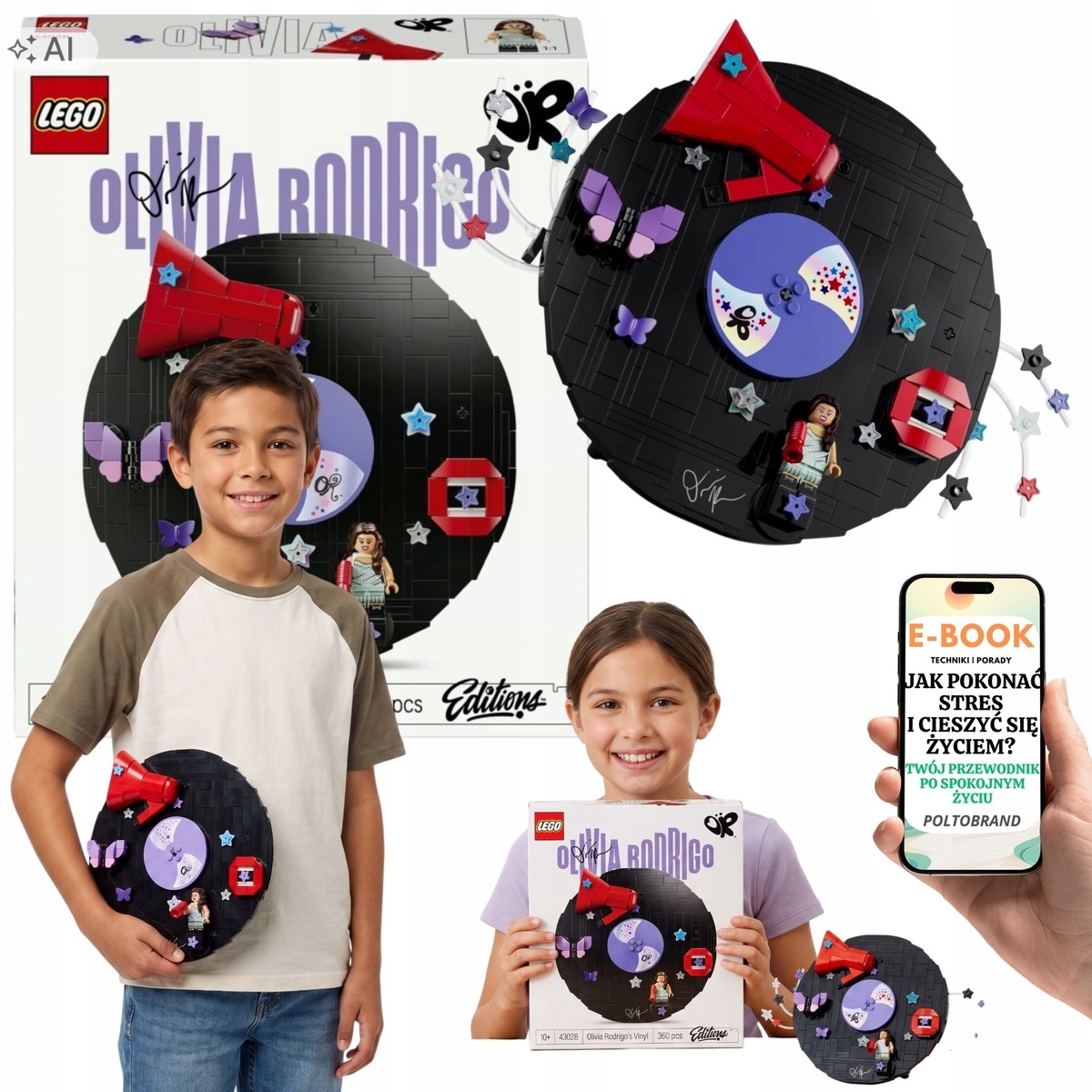 Lego Klocki Kolekcjonerska Płyta Winylowa Dla Dziecka EBOOK-1