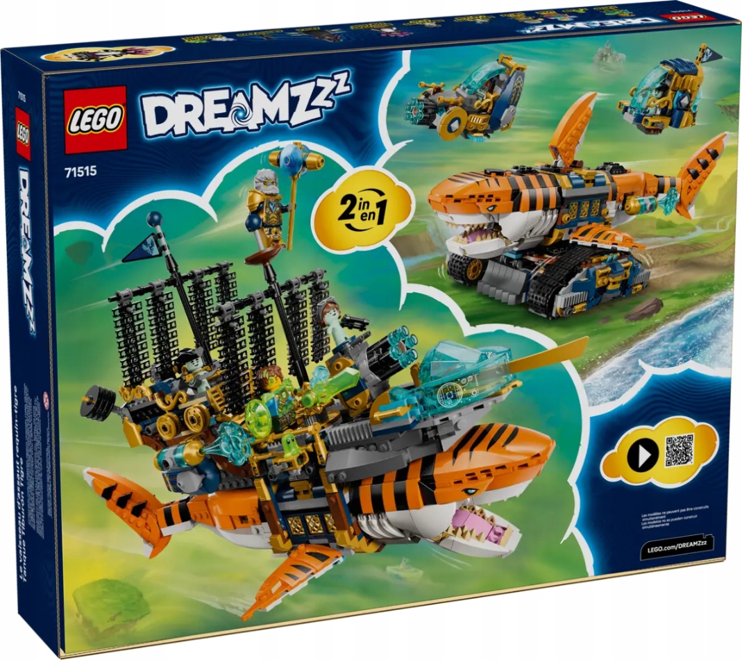 71515 Lego DREAMZzz Tygří žraločí tank