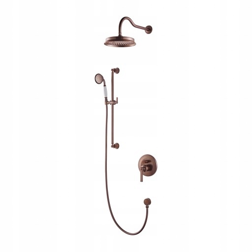 Podomietková Medená Sprchová Stĺpka Retro