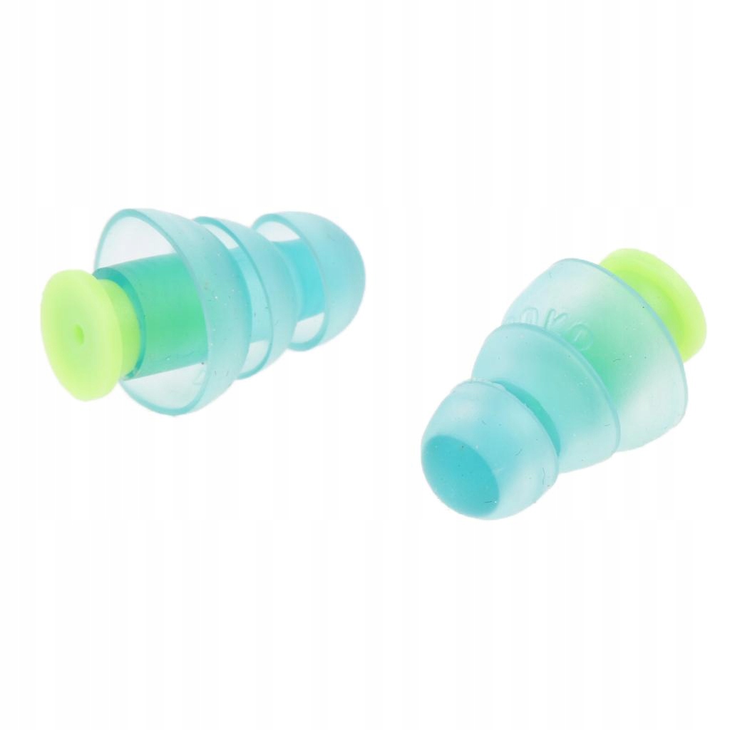 SILIKONOWE ZATYCZKI DO USZU NIEBIESKI Model Earplug redukcji hałasu