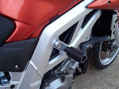 Padacie Škrtiaky Classic Rg Racing Suzuki SV1000 03-05 (silver Blocks) Čierna