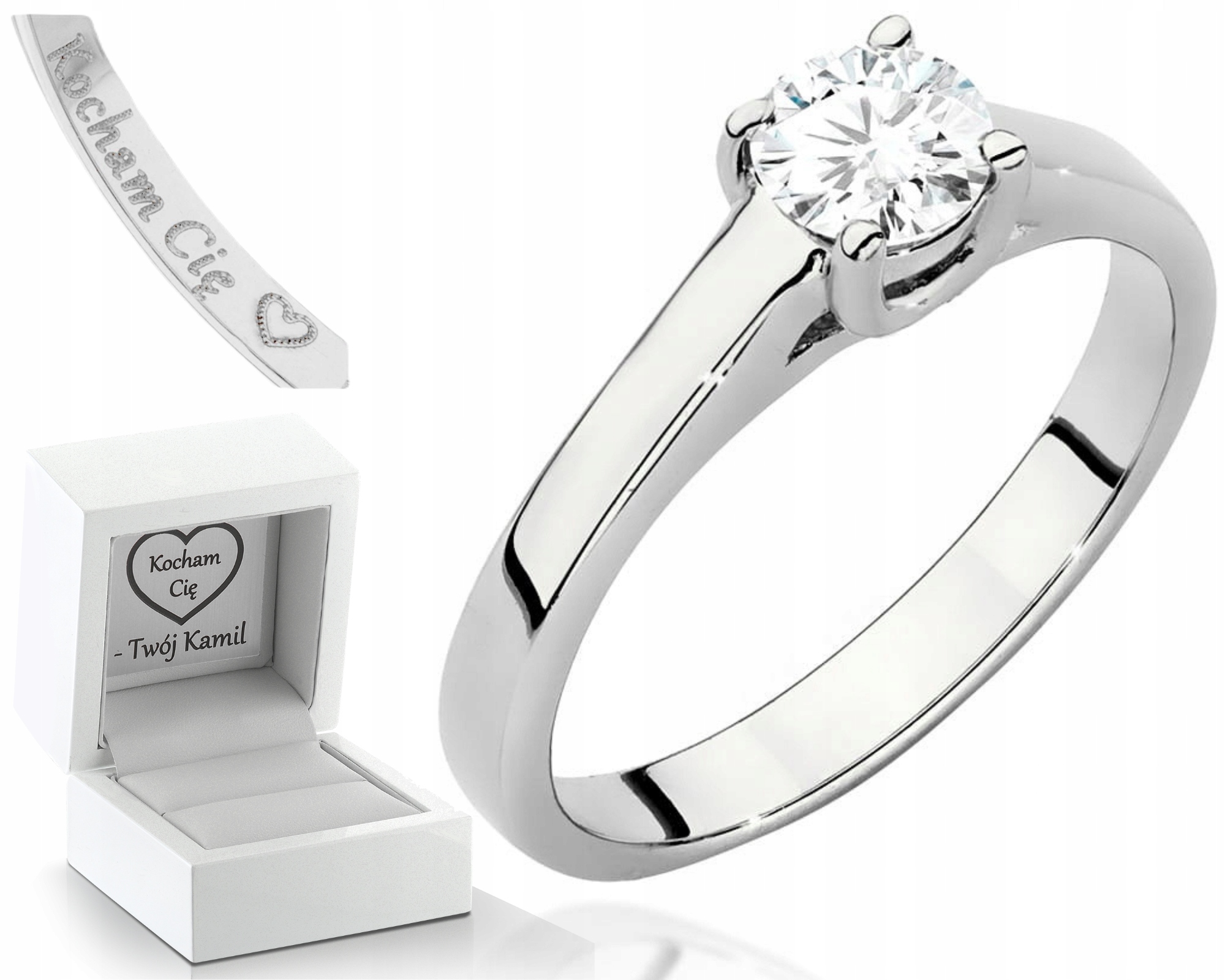 Prstýnek S Laboratorním Diamantem 14K, Luxusní