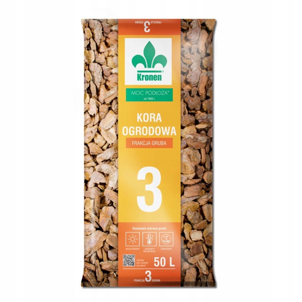 Kora ogrodowa sosnowa 40-70 mm 50 l