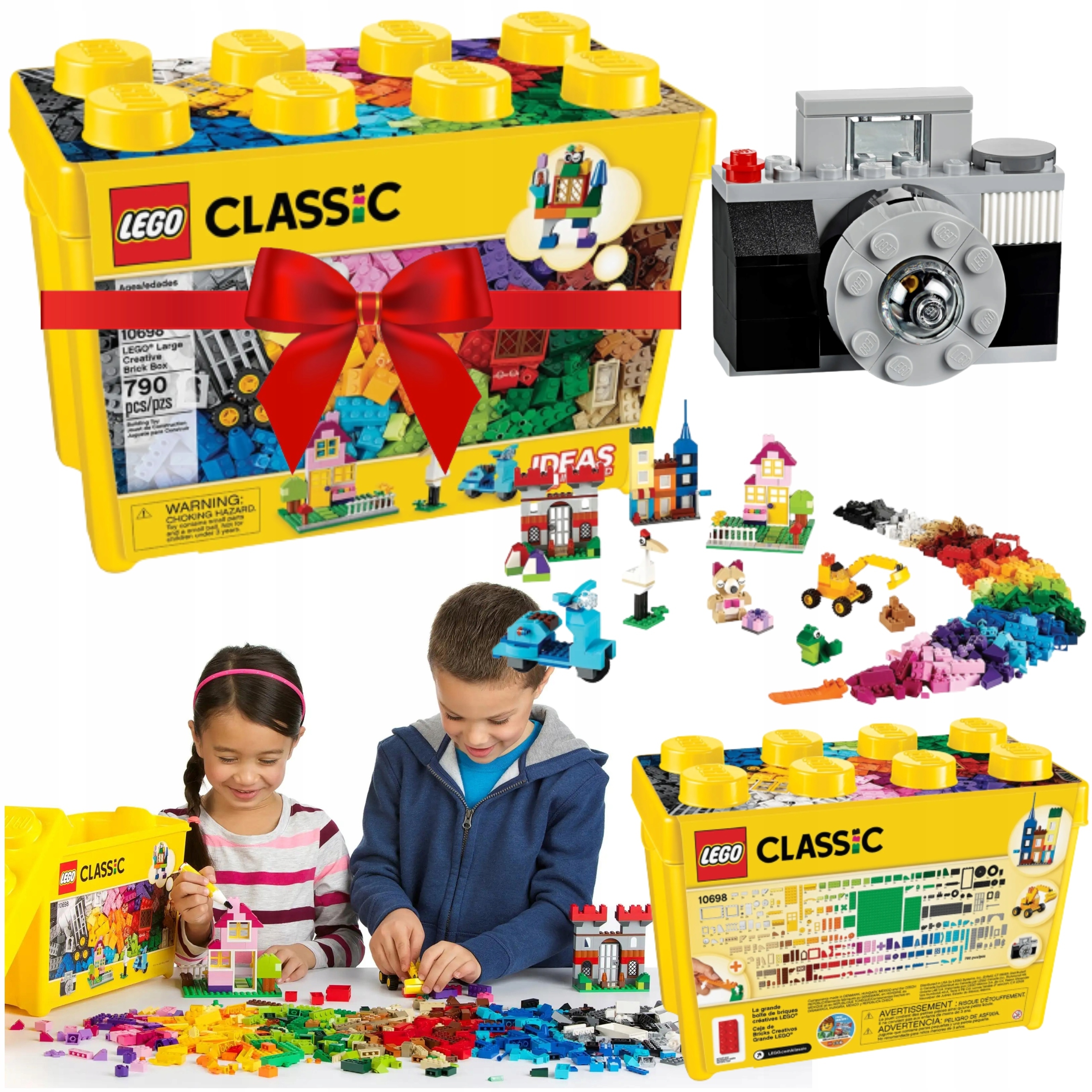 stavebnice Lego Dárek Pro 5 6 7 8 Letého Klasika 10698 Kreativní Velká Krabička