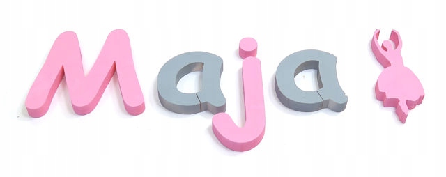 

Litery Literki 3D Imię Na Ścianę + Gratis CS1 St