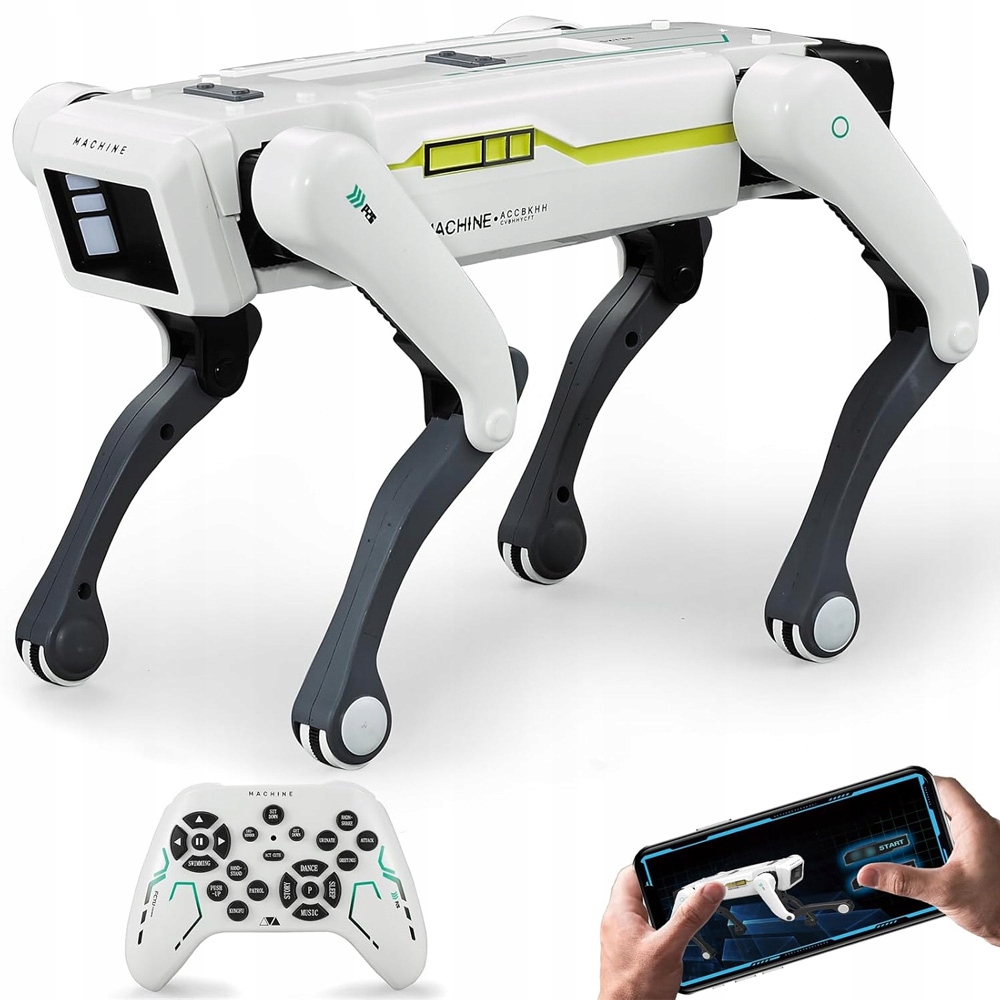 Robot Pies Zdalny App/głos 30+ Akcji Programowanie Stem Dla Dzieci