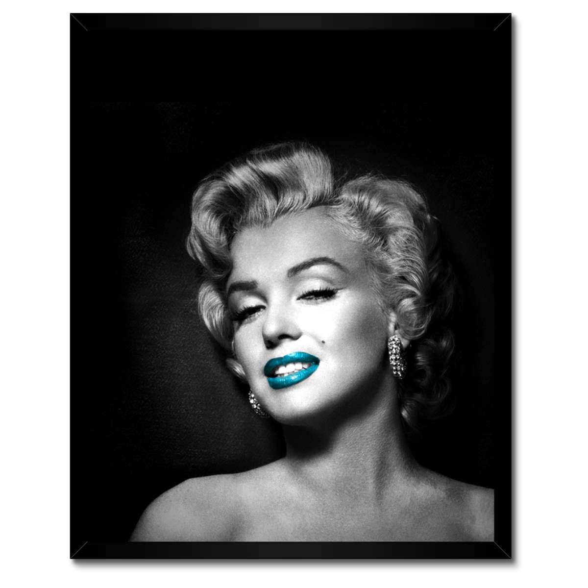 Plakáty v rámu 40x50 Marilyn Monroe s ústy