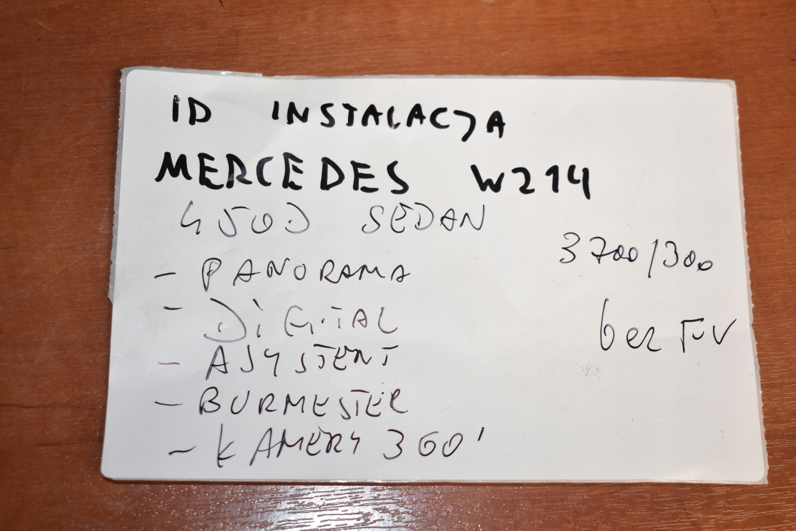 IDEALNA Câblage MERCEDES W214 450D Berline 1