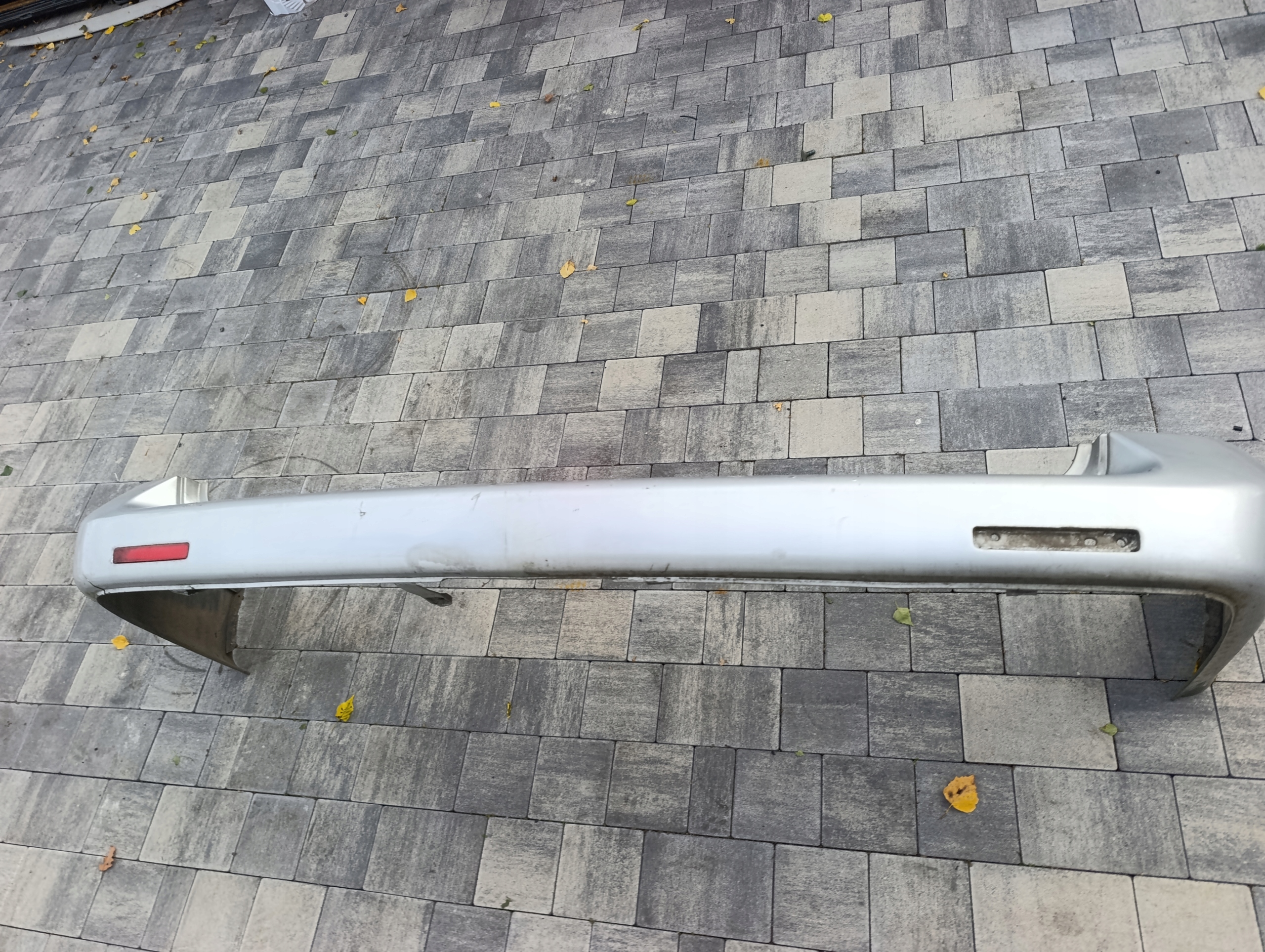 bumper rear part VW T5 LIFT complete srebrny