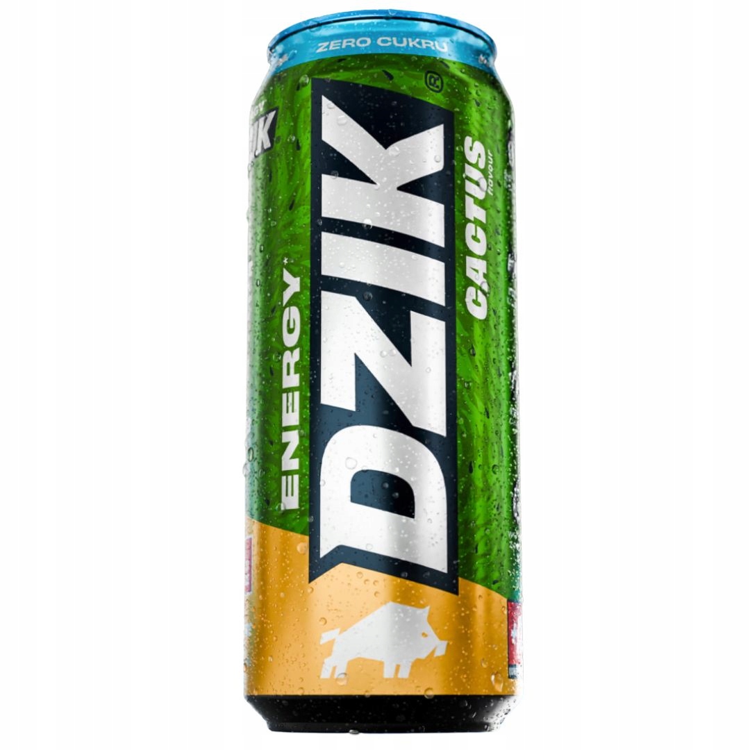 Wk Dzik Energy 500 ml Cactus kaktus bez cukru energetický nápoj kofein