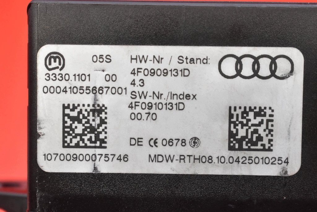 ignition key 4F0909131D AUDI A6 C6 2.0 TDI 140 KM 04-08