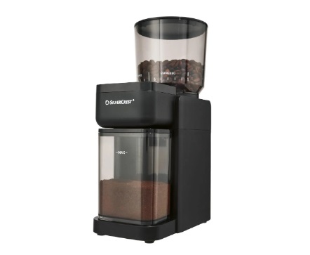 Silvercrest Sksm 150 A1 Stylowy duży nowoczesny młynek do kawy czarny