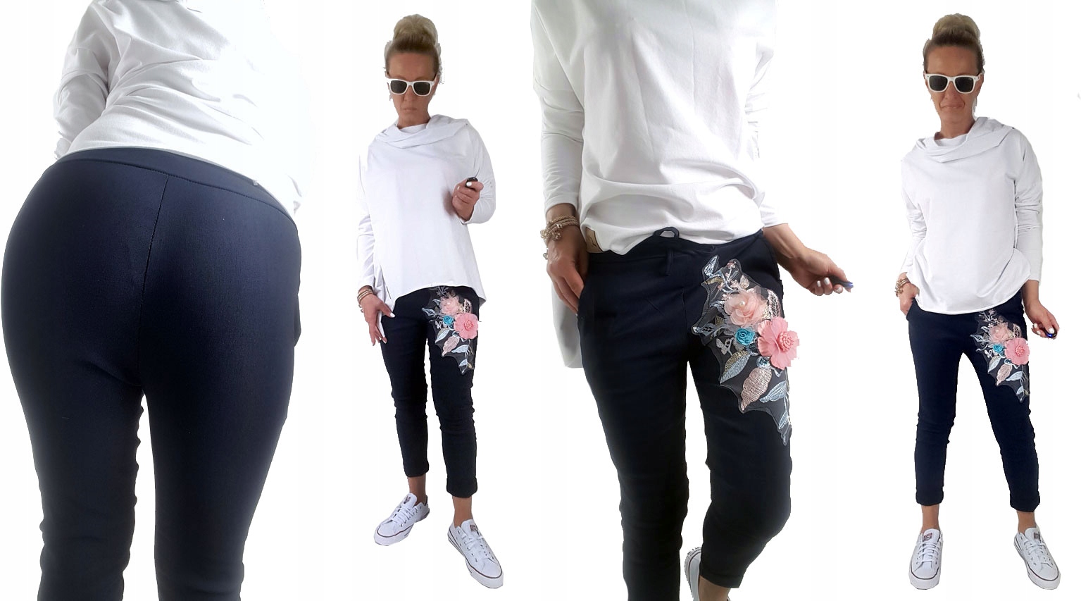 

Asymetryczna Tunika Bluza Sukienka Komin Kaptur XL