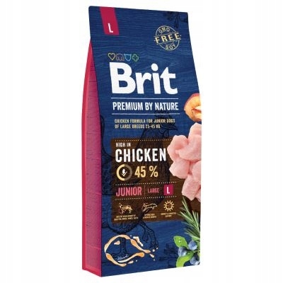 Brit Premium By Nature Junior Large L Chicken 15kg