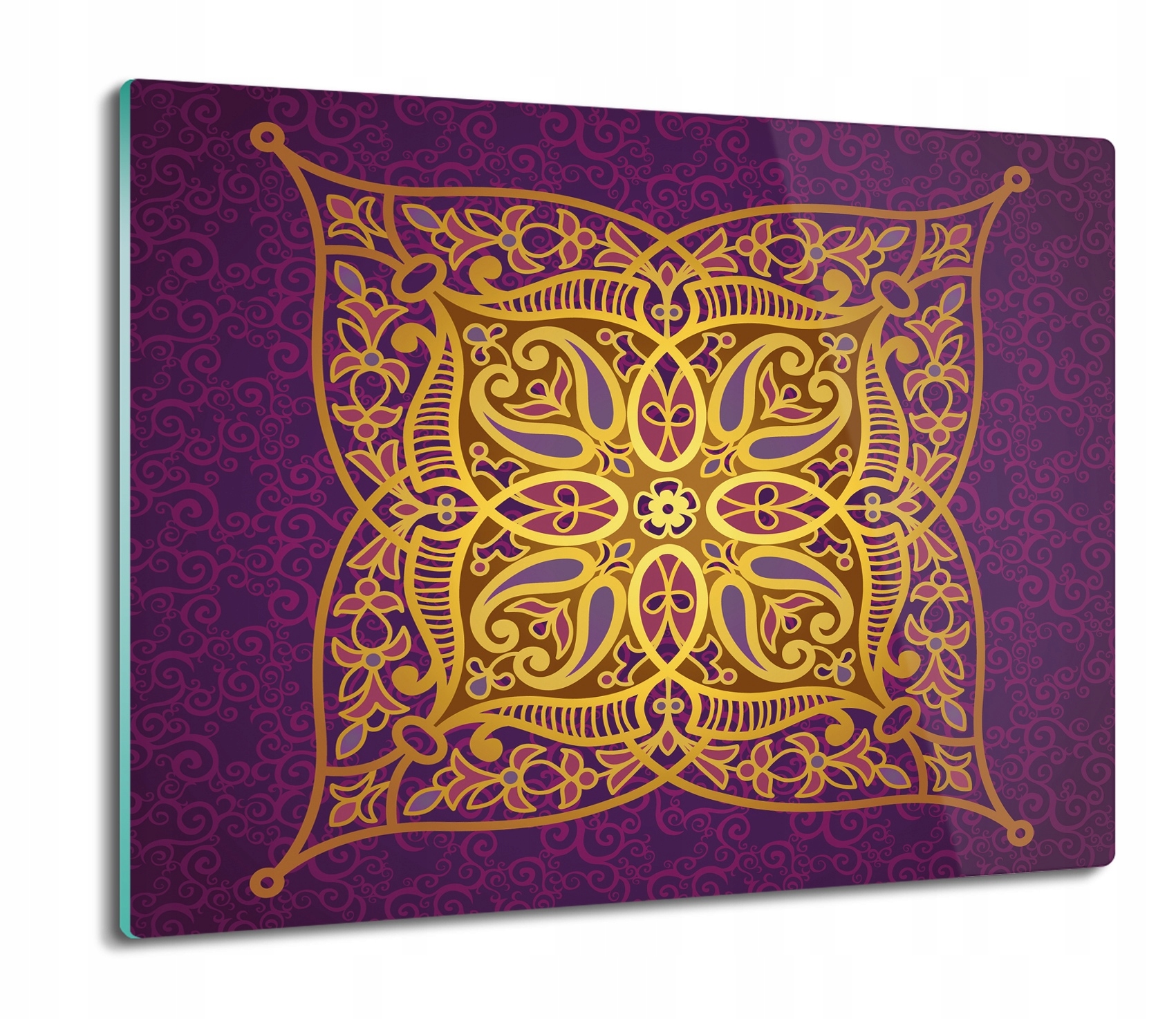 

Rozeta ornament wzór 60x52 deska szklana do kuchni