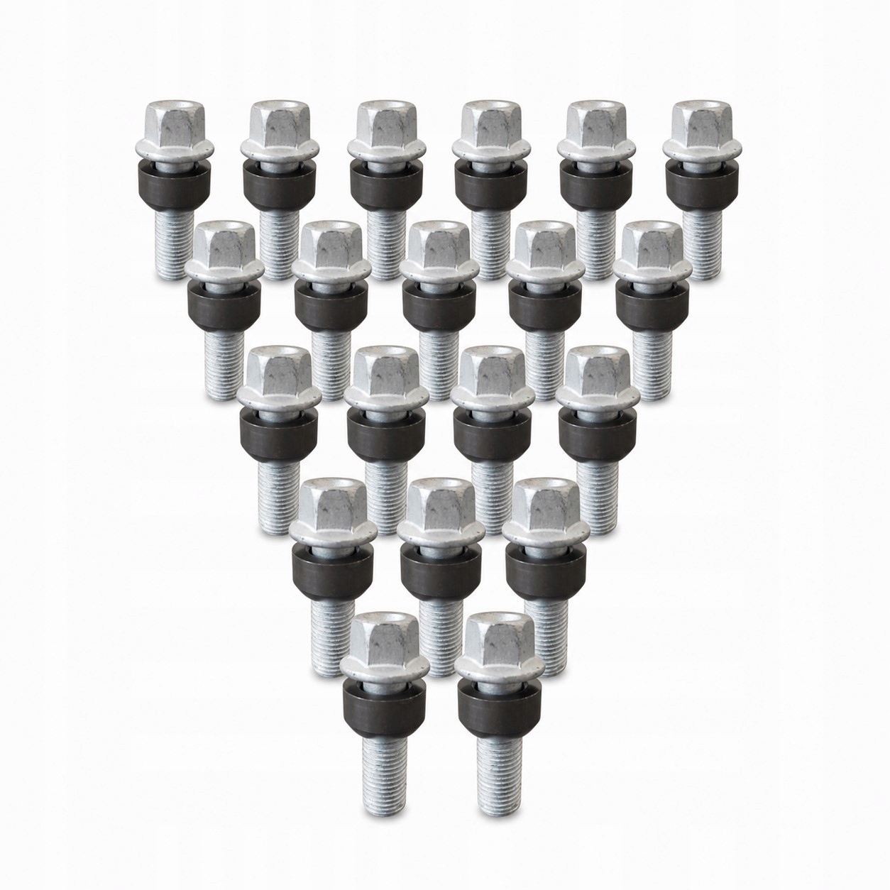 Skrutky na kolesá diskov M14x1.5x30 mm Podložka R14 Kľúč 19