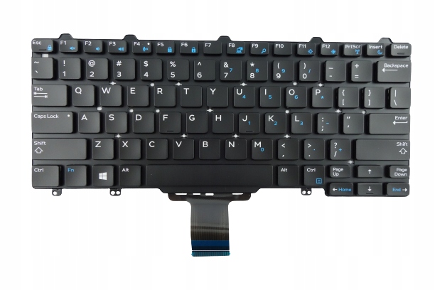 Originál Klávesnice Dell E7250 E7270 9250 VW71F