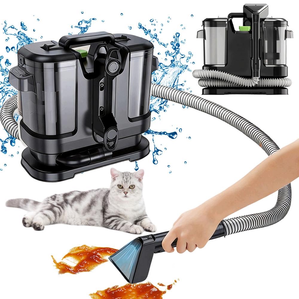 Bezvreckový vysávač Bedee 450 W, 2 nádrže 150 cm, mokrý a suchý