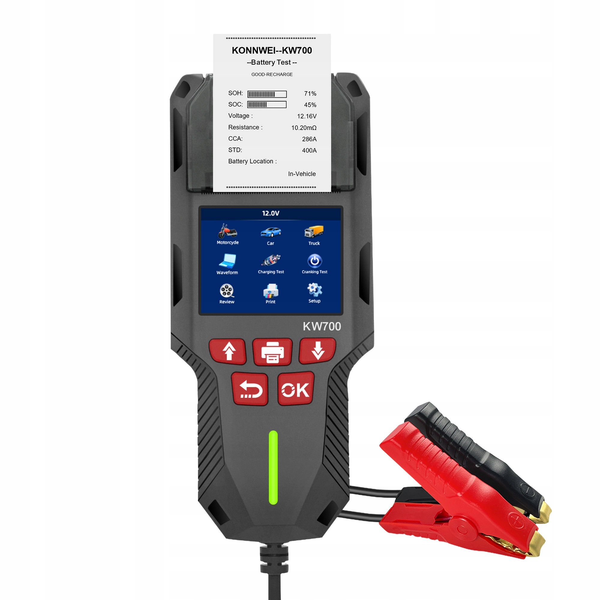 Miernik, tester baterii Konnwei KW700 Konnwei