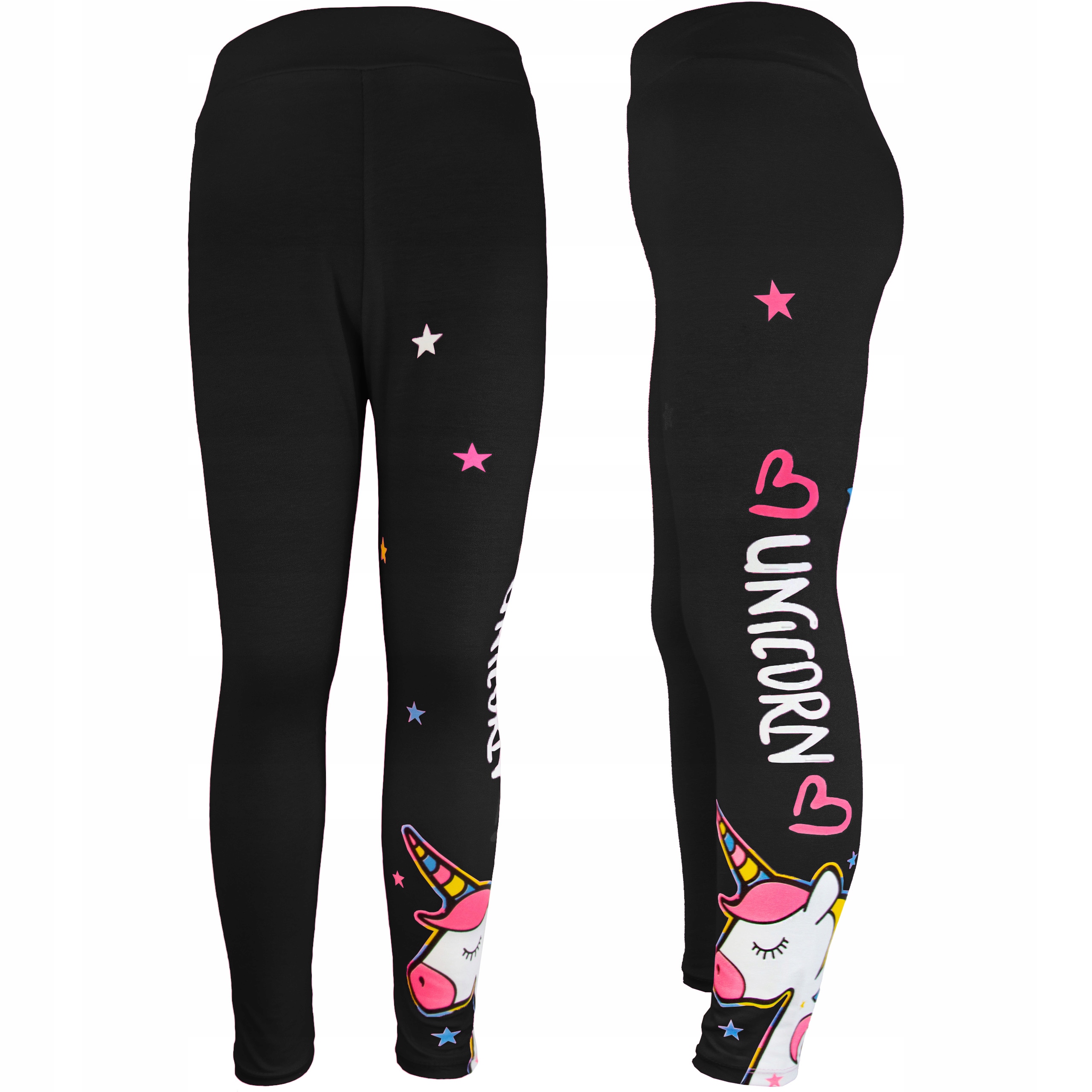 

Legginsy Bawełniane jednorożec dziewczynka 104