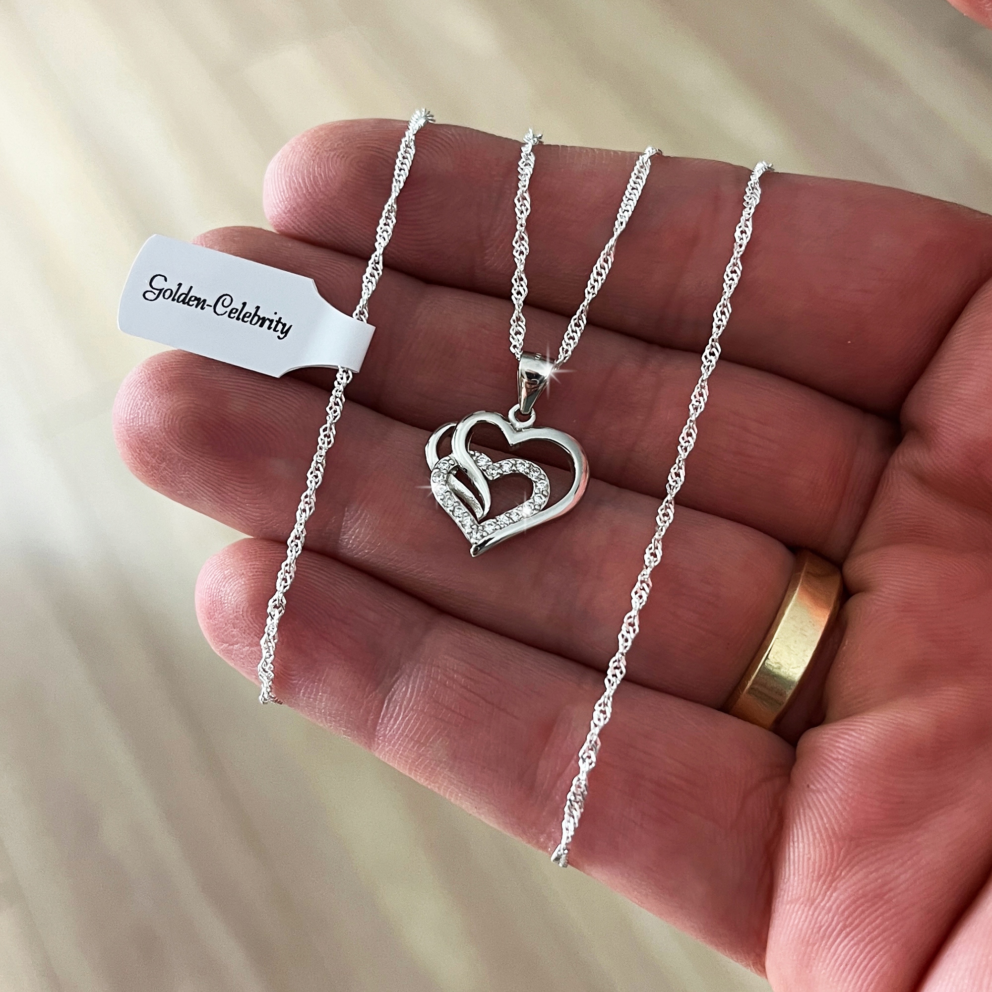 PREZENT DLA DZIEWCZYNKI 5 6 7 8 9 LAT NA URODZINY SREBRNY NASZYJNIK SERCE Stan opakowania oryginalne