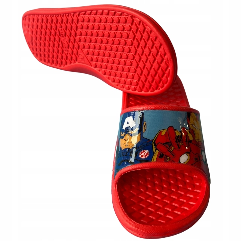 KLAPKI BASENOWE PIANKOWE DZIECIĘCE LEKKIE PLAŻOWE AVENGERS MARVEL 30/31 Marka Hopki