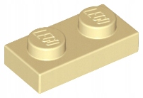 

Lego 3023 Płytka 1x2 piaskowa Nowa (1g)