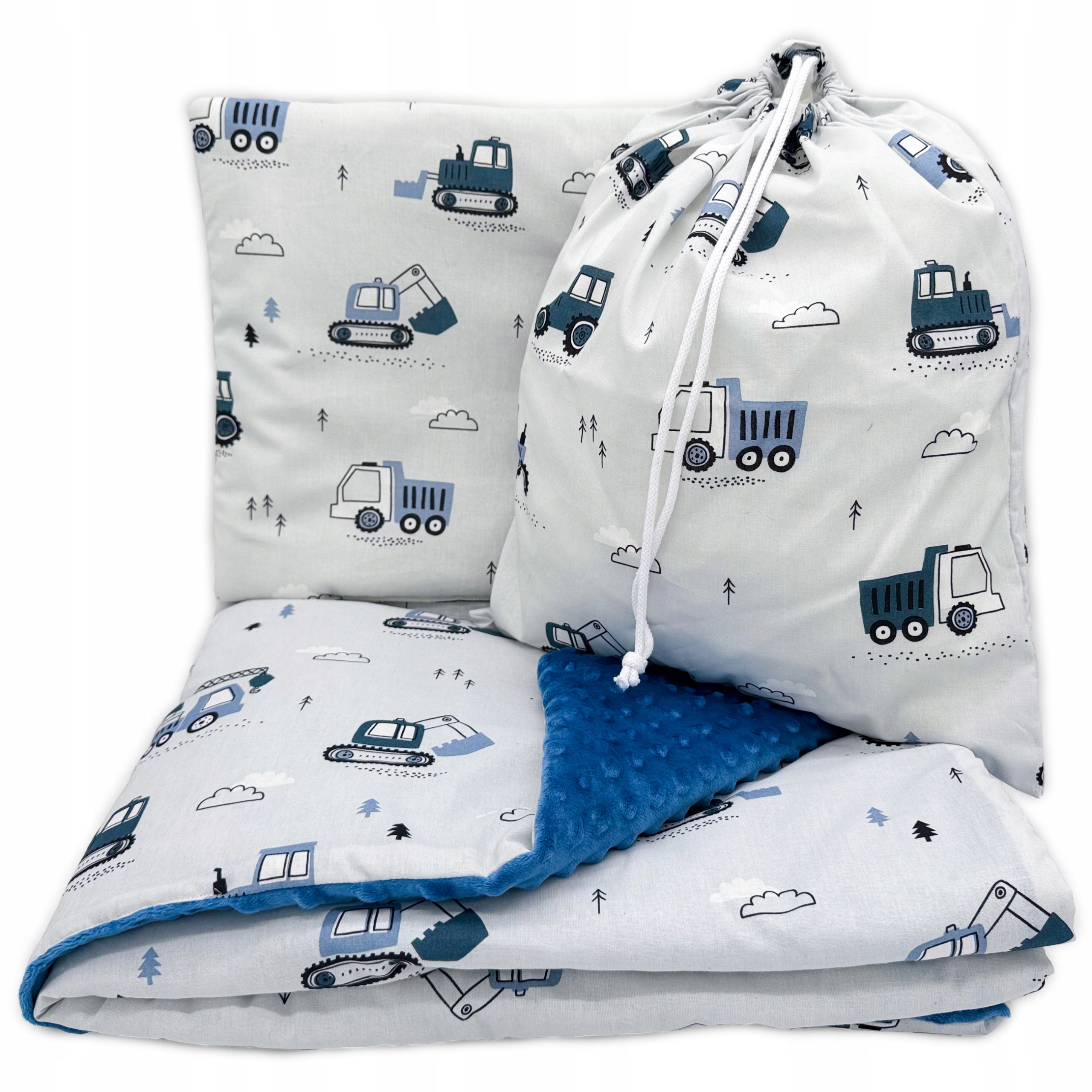 ZESTAW PRZEDSZKOLAKA KOŁDRA 75X100 + PODUSZKA 3W1