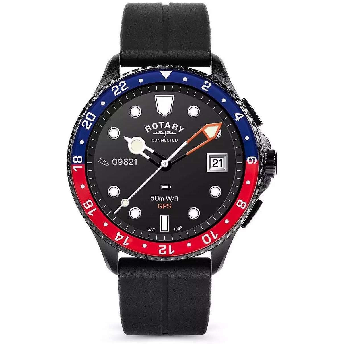 Chytré Hodinky Pánské Rotary ROS1000, černý řemínek