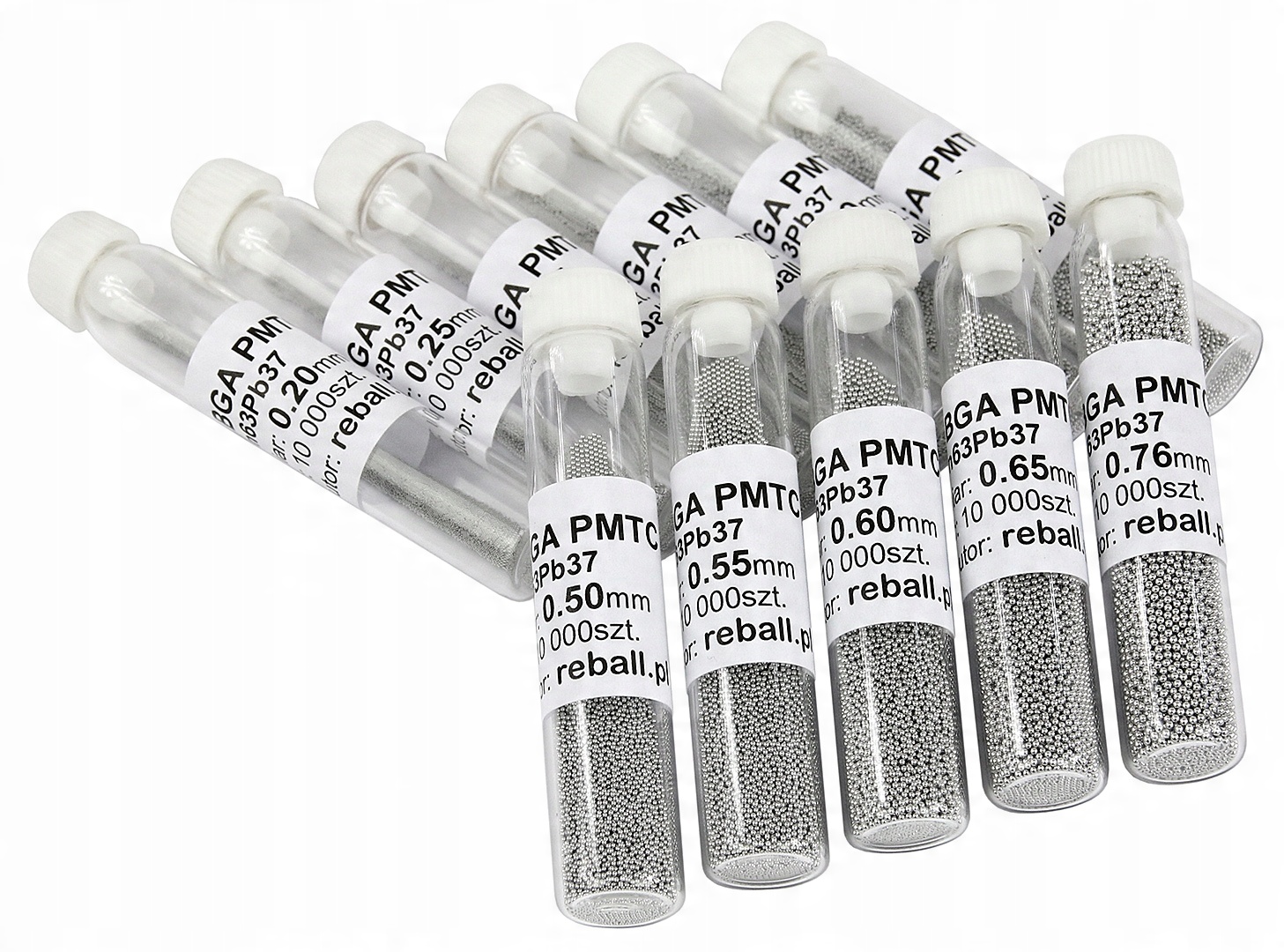 

Kulki Bga Ołowiowe Kule Pmtc 10tyś 0,65 0.65mm