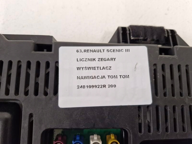 renault SCENIC III спидометр часы дисплей 248109922R