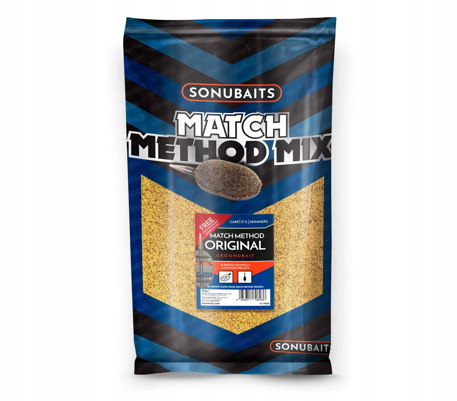 ZANĘTA SONUBAITS MATCH METHOD MIX ORIGINAL 2000g Marka Sonubaits